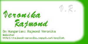 veronika rajmond business card